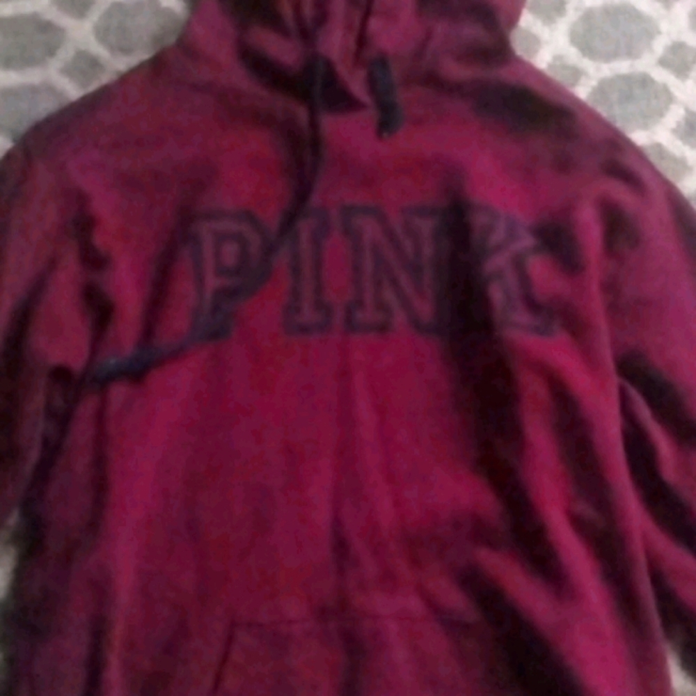 Pink hoodie